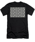 Beige and Black Modern Stripe Cube Tile Pattern Petite Pattern Minimal Graphic Designs T-Shirt