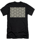 Beige and Black Tessellation Line Pattern 38 Petite Pattern Minimal Graphic Designs T-Shirt