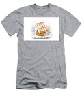 Belgium Waffers with Sugar Powder on Ceramic Plate Isolated on W Liss Art Studio T-Shirt