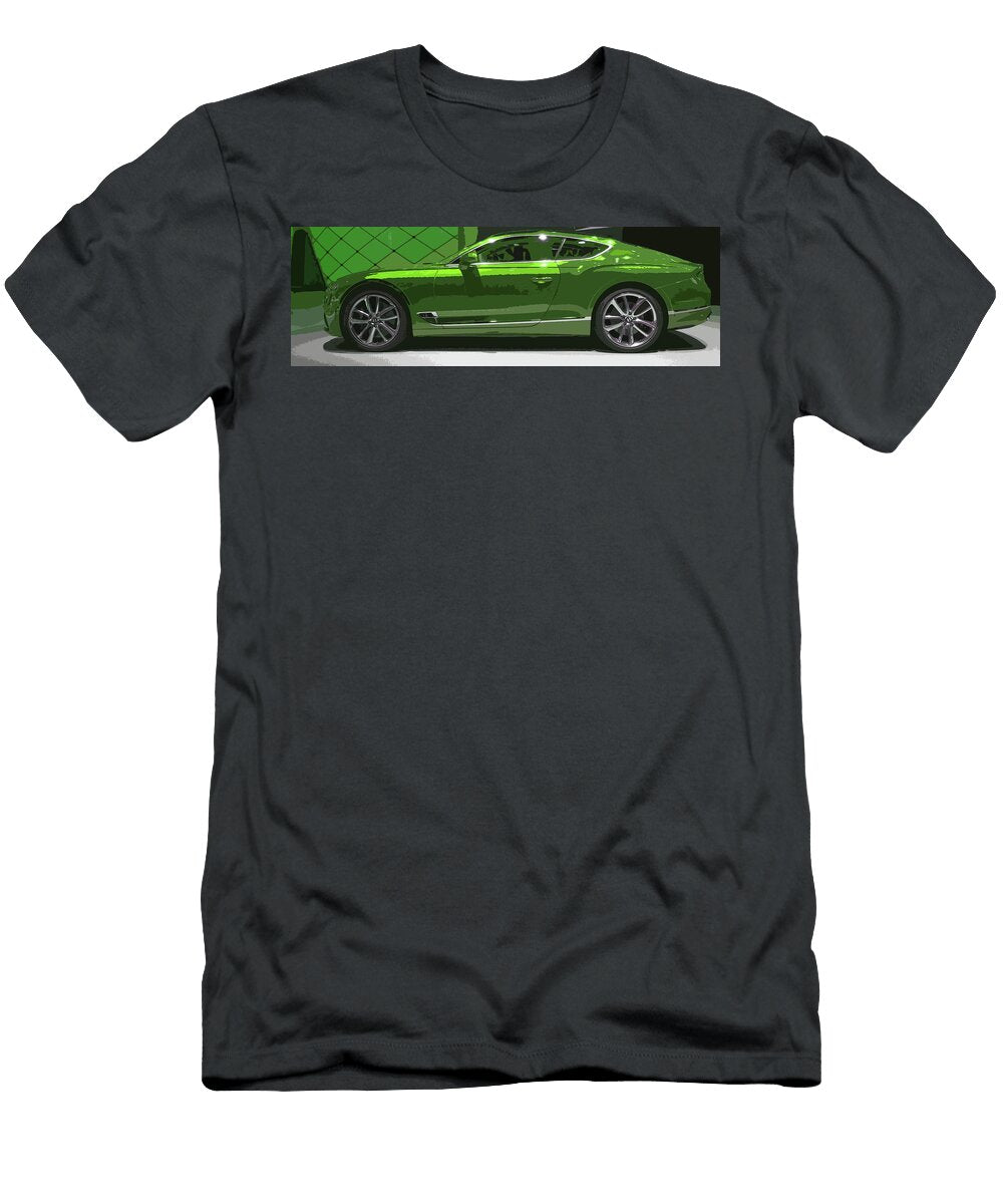 Bentley Continental Gt Green Thespeedart T-Shirt