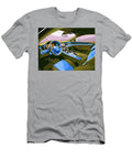 Bentley Continental Gt Interior Blue and Brown Thespeedart T-Shirt