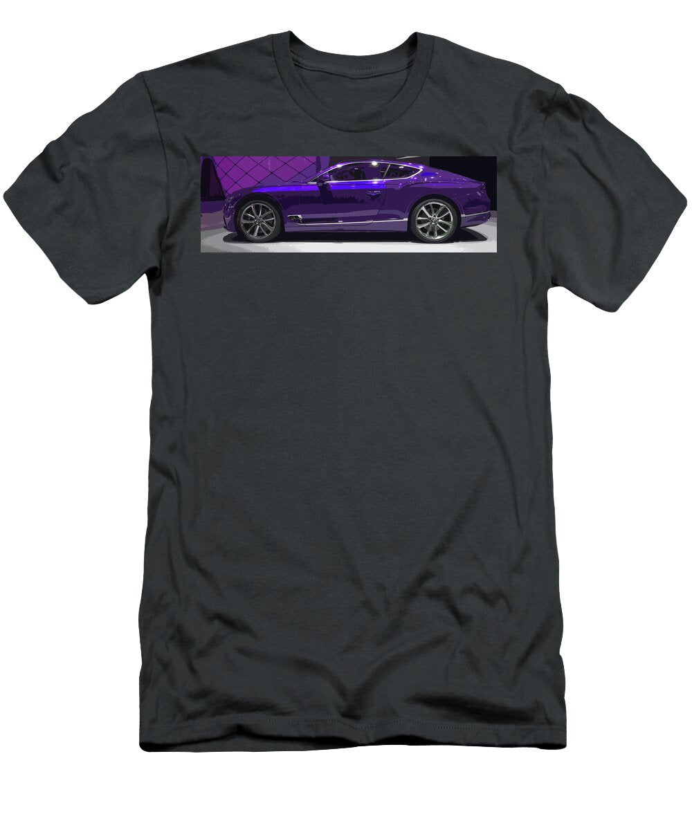 Bentley Continental Gt Purple Thespeedart T-Shirt