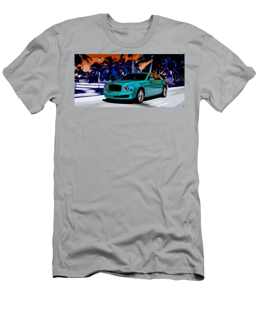 Bentley Mulsanne and Some Palm Trees Thespeedart T-Shirt