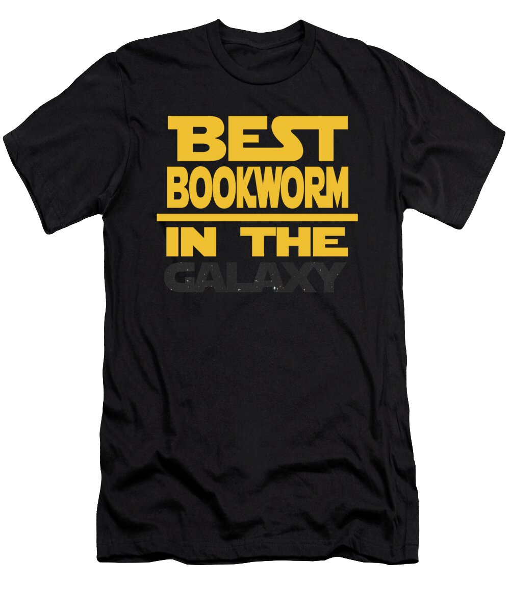 Best Bookworm in the Galaxy Funny Gift Dusan Vrdelja T-Shirt