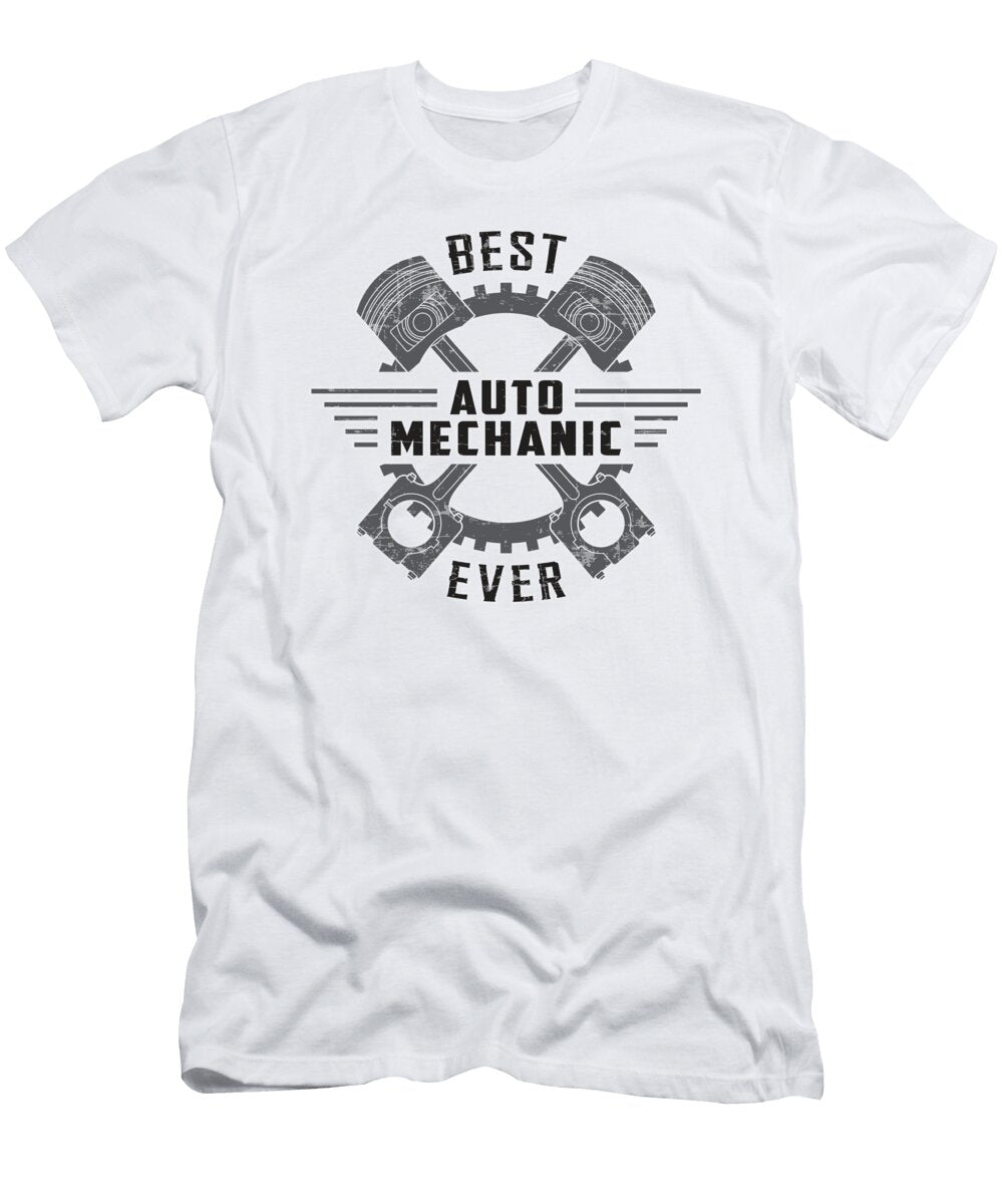 Best Car Mechanic Engine Mechanics Funny Gift Idea Tshirtconcepts Marvin Poppe T-Shirt