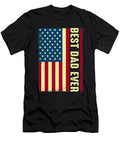 Best Dad Ever Fathers Day American Flag Papa Pop Husband Dhbubble T-Shirt