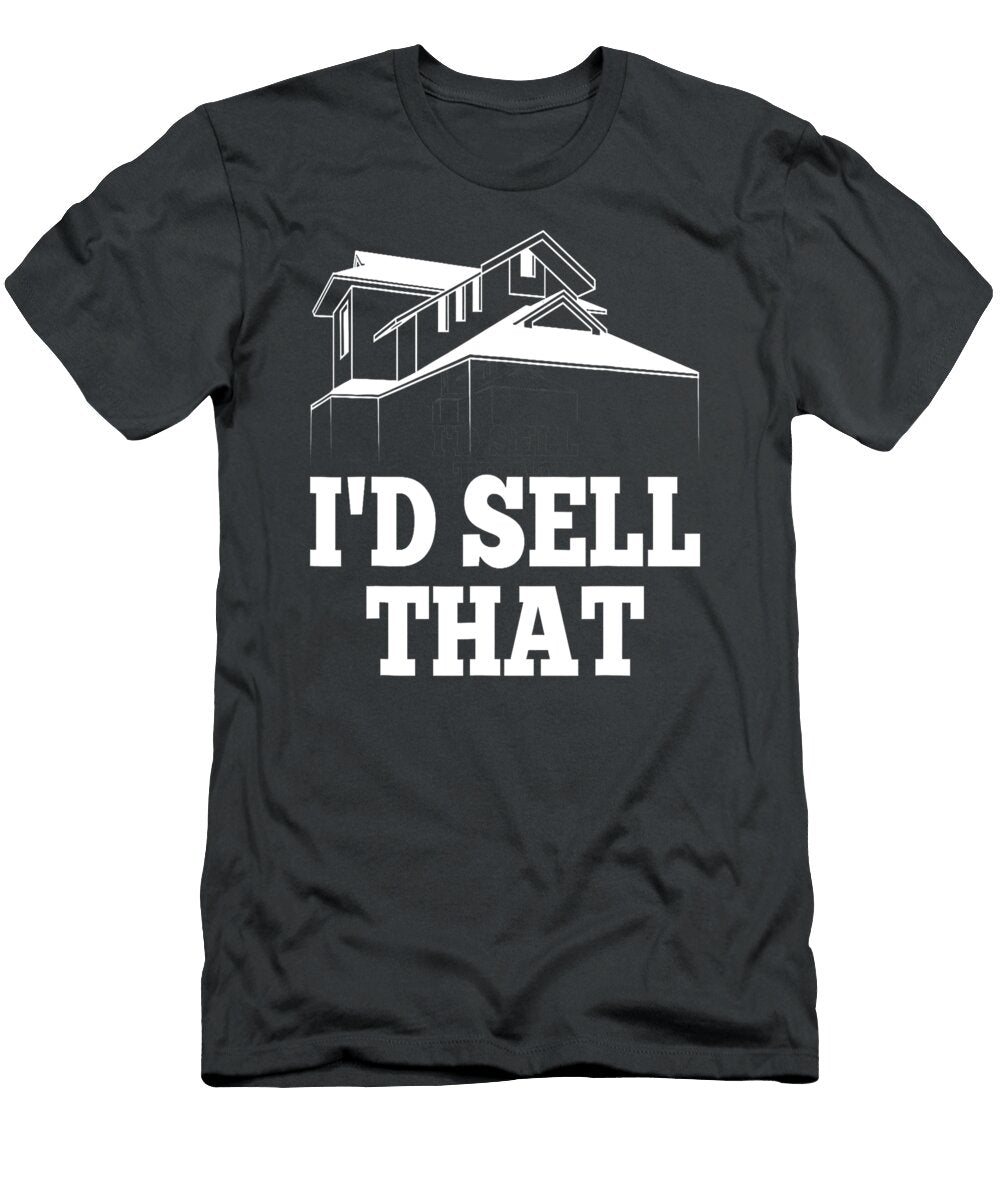 Best Real Estate Art for Men Women Realtor Real Estate Agent Darien Maliah T-Shirt