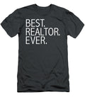 Best Realtor Ever Funny Real Estate Agent License Tommyo Anake T-Shirt
