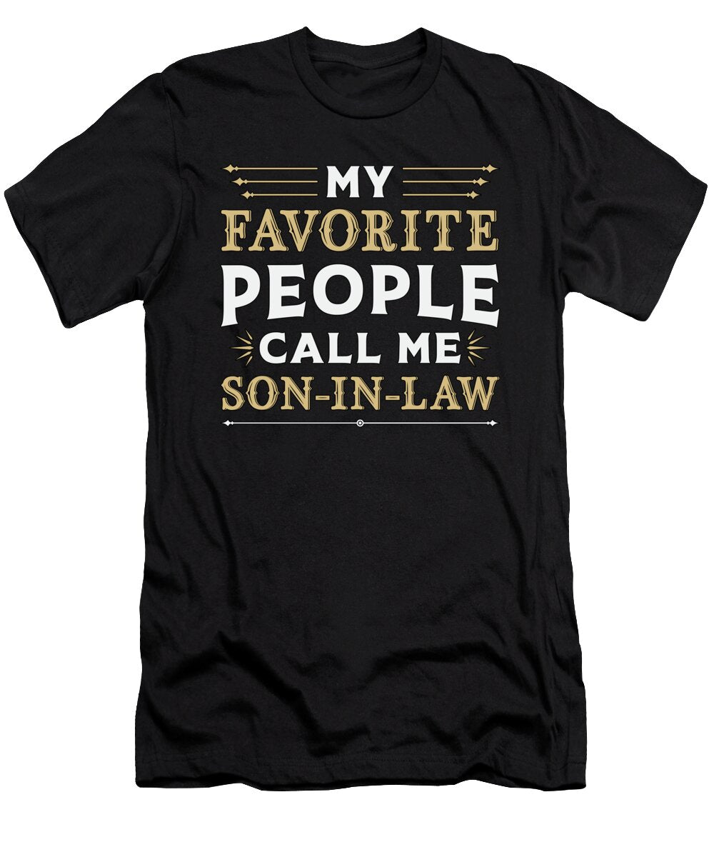 Best Son in Law Son Awesome Proud Gift Idea Tshirtconcepts Marvin Poppe T-Shirt