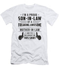 Best Son in Law Son Freaking Proud Greatest Gift Tshirtconcepts Marvin Poppe T-Shirt