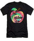 Best Teacher Ever Colorful Apple School Design Licensed Art T-Shirt