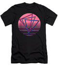 Bi Pride Vaporwave Triangle Bisexual Pride Bi Flag Lgbt Lobe Wander T-Shirt