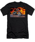 Big Dog Meets Hell Boy Dave Koontz T-Shirt