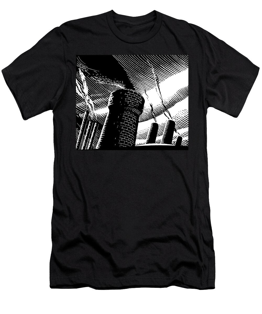 Billowing Smoke Stacks Csa Images T-Shirt
