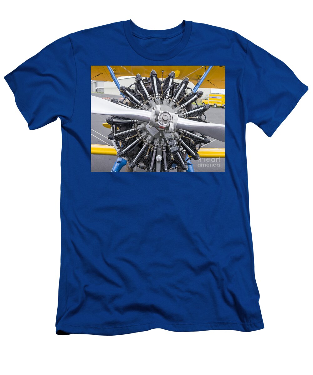 Biplane Engine Steven Ralser T-Shirt