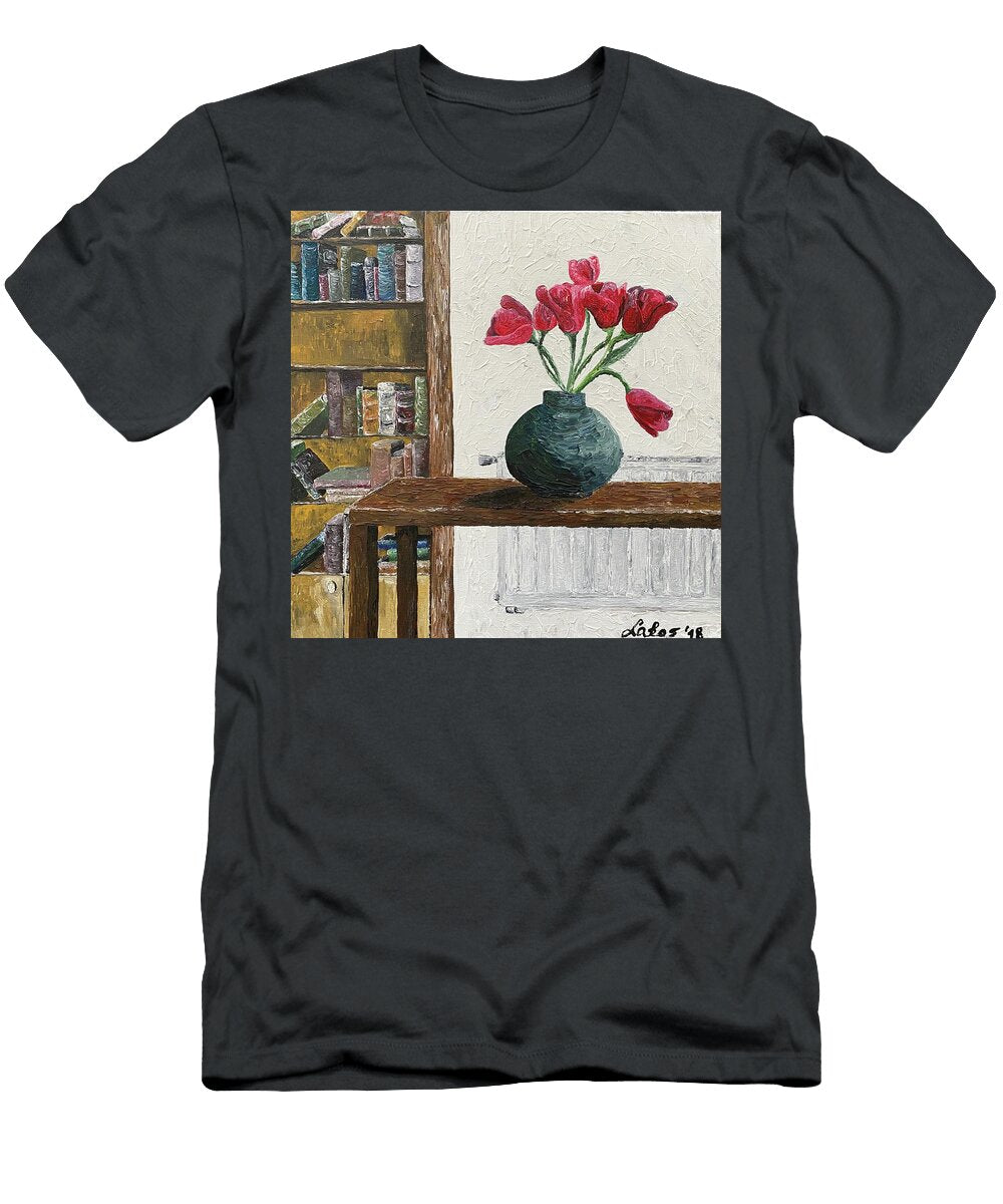 Birthday Tulips Mark Lakos T-Shirt