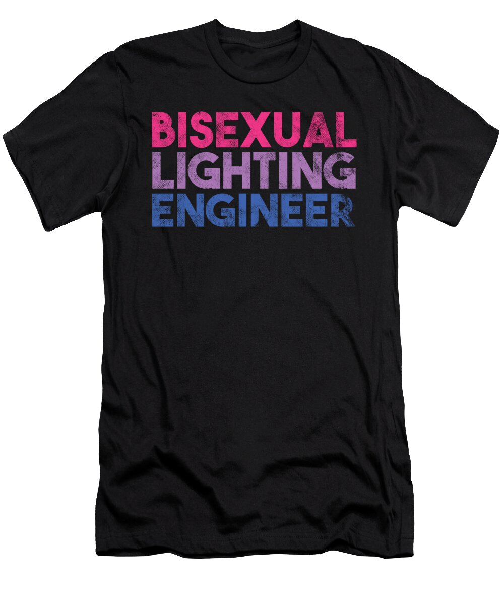 Bisexual Lighting Engineer Light Music Band Gift Thomas Larch T-Shirt