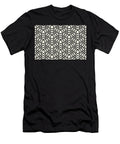 Black and Beige Tessellation Line Pattern 38 Pairs De 2022 Popular Color Crisp Muslin De6212 Petite Pattern Minimal Graphic Designs T-Shirt