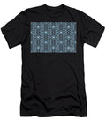 Black and Blue Geometric Art Deco Diamond Pattern Pairs Dulux 2022 Popular Colour Sky View Petite Pattern Minimal Graphic Designs T-Shirt