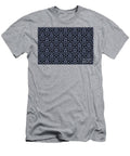 Black and Blue Geometric Shape Tile Pattern Pairs De 2022 Popular Color Enchanting Sky De5900 Petite Pattern Minimal Graphic Designs T-Shirt