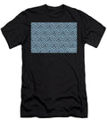 Black and Blue Minimal Line Art Pattern 2 Pairs Dulux 2022 Popular Colour Sky View Petite Pattern Minimal Graphic Designs T-Shirt