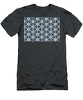 Black and Blue Minimal Shape Tile Pattern Petite Pattern Minimal Graphic Designs T-Shirt