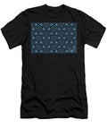 Black and Blue Stripe Cube Tile Pattern Pairs De 2022 Trending Color Big Sur Blue Jade Det577 Petite Pattern Minimal Graphic Designs T-Shirt