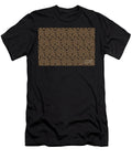Black and Brown Cube Geometric Pattern Pairs De 2022 Trending Color Brown Bear De6140 Petite Pattern Minimal Graphic Designs T-Shirt