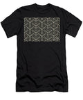 Black and Brown Tessellation Line Pattern 38 2022 Popular Colour Fireplace Mantel 0569 Petite Pattern Minimal Graphic Designs T-Shirt