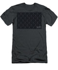 Black and Dark Blue Geometric Shape Tile Pattern Pairs De 2022 Trending Color Parisian Night Dea184 Petite Pattern Minimal Graphic Designs T-Shirt