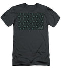 Black and Dark Green Blue Stripe Cube Pattern Pairs De 2022 Trending Color Loch Ness De5748 Petite Pattern Minimal Graphic Designs T-Shirt