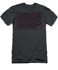 Black and Dark Purple Stripe Cube Tile Pattern Pairs De 2022 Trending Color Grapes of Wrath Det409 Petite Pattern Minimal Graphic Designs T-Shirt