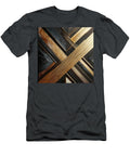 Black and Gold Chevron Elegance Artmaker T-Shirt