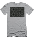 Black and Gray Geometric Shape Pattern Pairs De 2022 Trending Color Casting Shadow De6291 Petite Pattern Minimal Graphic Designs T-Shirt
