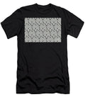 Black and Off White Cube Geometric Shape Pattern Pairs Dulux 2022 Popular Colour Cloudy Dreams Petite Pattern Minimal Graphic Designs T-Shirt