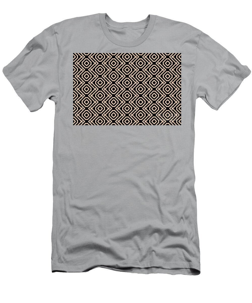Black and Orange Stripe Diamond Pattern Pairs De 2022 Trending Color Adobe South Dec709 Petite Pattern Minimal Graphic Designs T-Shirt
