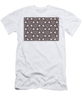 Black and Pink Stripe Cube Tile Pattern Pairs De 2022 Popular Color Short and Sweet De6023 Petite Pattern Minimal Graphic Designs T-Shirt