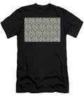 Black and Tan Modern Cube Geometric Shape Pattern Petite Pattern Minimal Graphic Designs T-Shirt