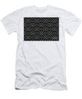 Black and White Abstract Modern Geometric Shape Mosaic Pattern 4 Petite Patterns T-Shirt