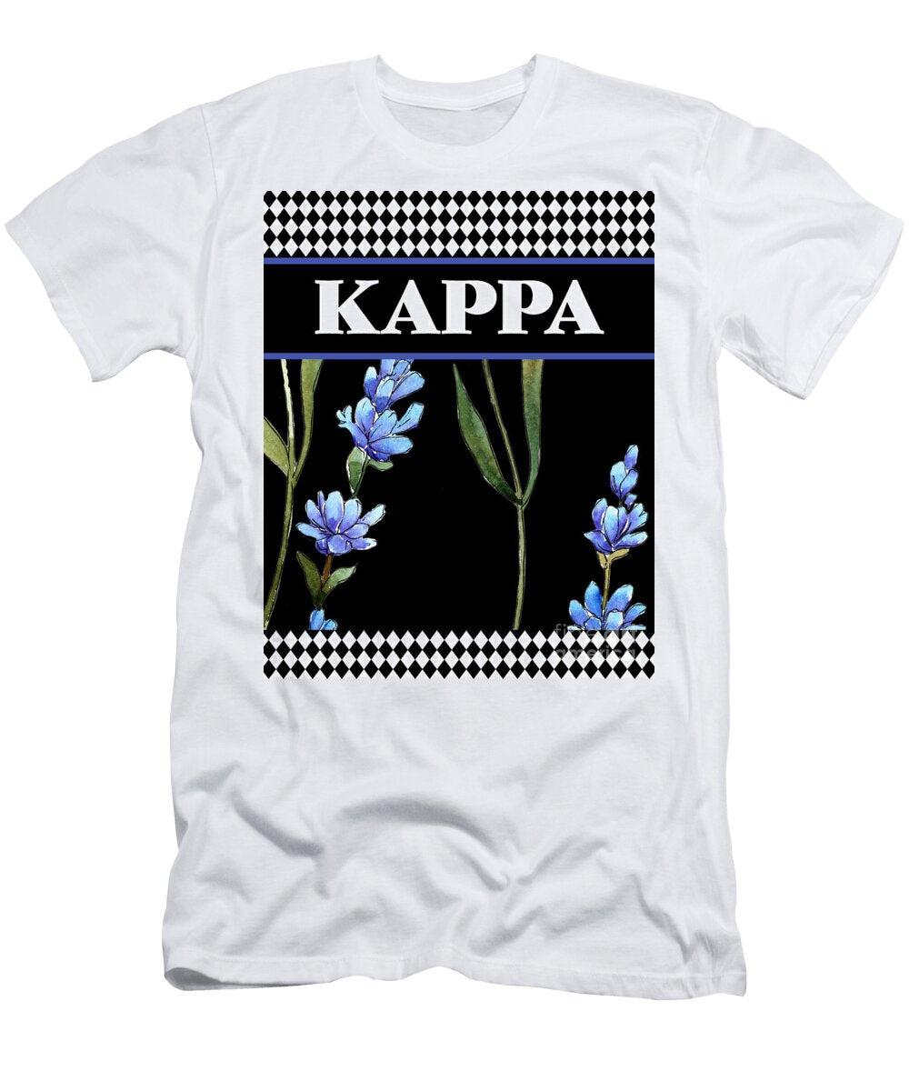 Black and White Argyle for Kappa Kappa Gamma My Greek Shops T-Shirt