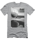 Black and White Artist Strumming a Guitar Vaclav Sonnek T-Shirt