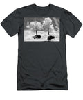 Black and White Bison Julie Argyle T-Shirt