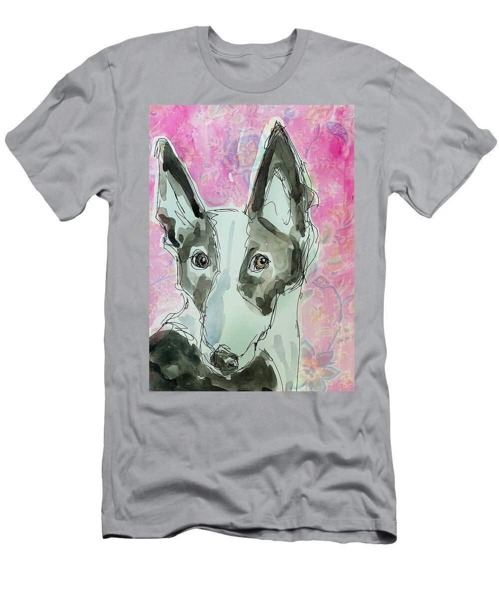 Black and White Dog Zelda Tessadori T-Shirt