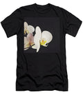 Black and White Orchid Cassia Beck T-Shirt