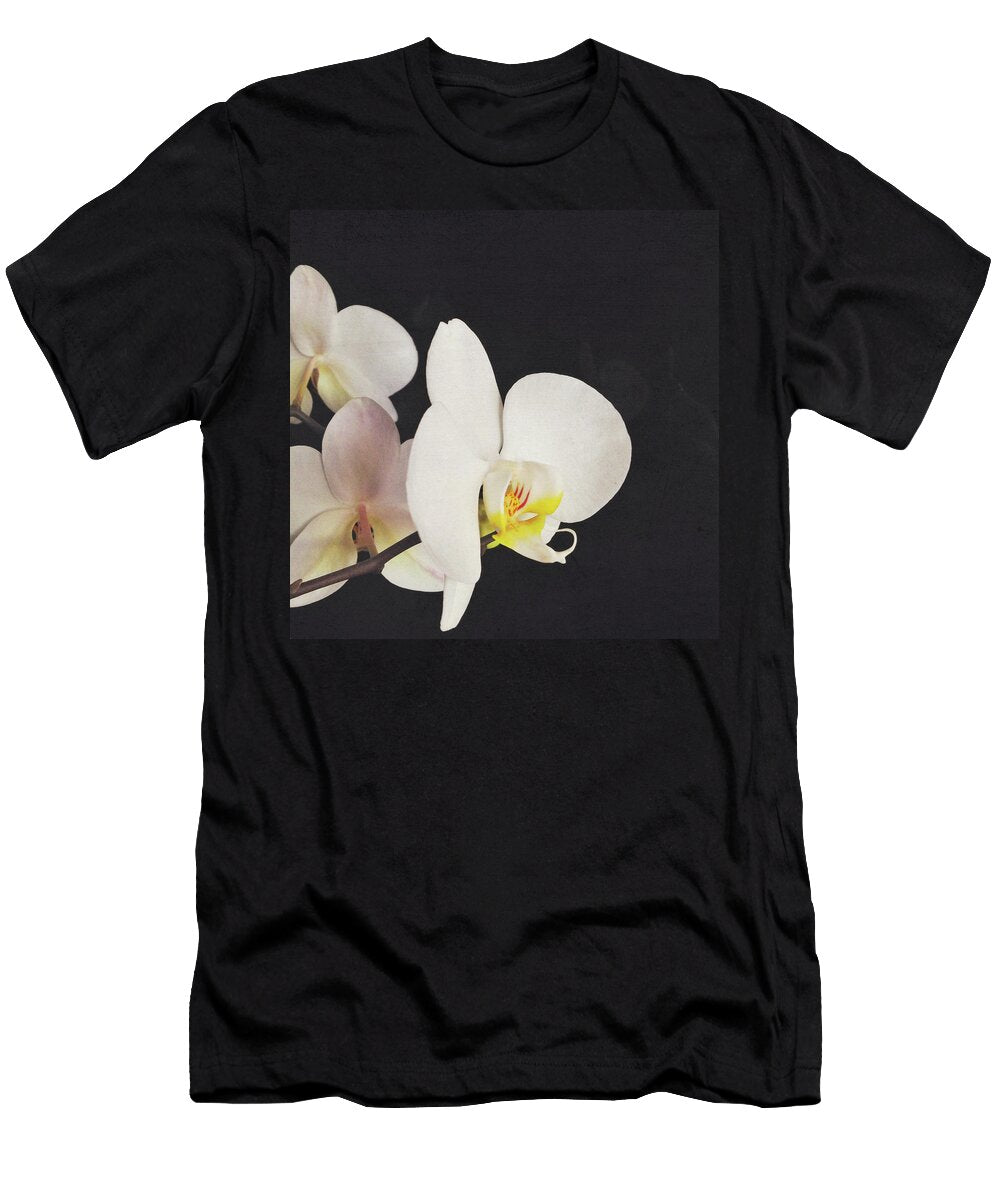 Black and White Orchid Cassia Beck T-Shirt