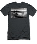 Black and White Photograph of Fog Rising in the Marin Headlands Sausalito Marin County California Silvio Ligutti T-Shirt