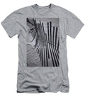 Black and White Sand Fence During Winter on the Beach Randall Nyhof T-Shirt