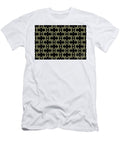 Black and Yellow Vertical Stripe Chevron Pattern Diamond Vogel 2022 Popular Color Fire Dance 0799 Petite Pattern Minimal Graphic Designs T-Shirt
