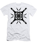 Black Crosshair Mandala Art Ariel Guevara T-Shirt