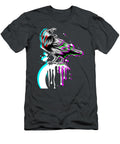 Black Crow Raven Crescent Moon Occult Aesthetic Vaporwave Eben Finlei T-Shirt
